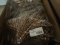 Partij christmas stars 25cm champagne (1000x) - afbeelding 4 van  4