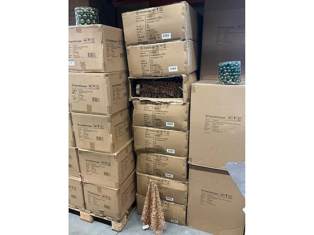 Partij christmas tree 50cm champagne (240x) - afbeelding 3 van  4