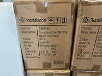 Partij christmas tree light ing 120cm incl timer gold (24x) - afbeelding 6 van  6