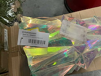 Partij christmas tree pet d28/h61cm iridescent led (8x) - afbeelding 2 van  4
