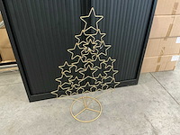 Partij christmas tree ster for christmasballs metal h95cm gold (48x) - afbeelding 1 van  4