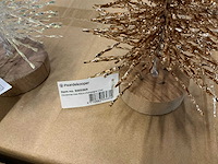 Partij christmastree’s 40cm champagne&iridescent (480x) - afbeelding 2 van  9