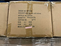 Partij clear bags with buttons (voor bloemen) (5040x) - afbeelding 6 van  7