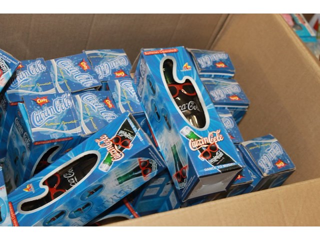 Partij coca cola dansende flesjes ex batt 23 stuks - afbeelding 2 van  3