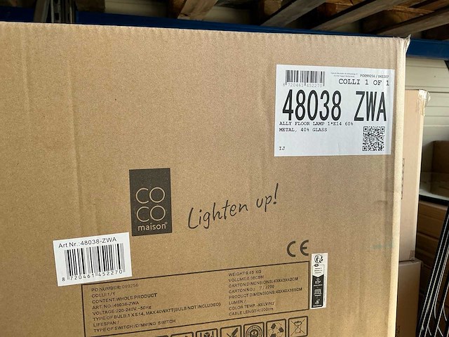 Partij coco maison ally floor lamp h165cm (22x) - afbeelding 4 van  4