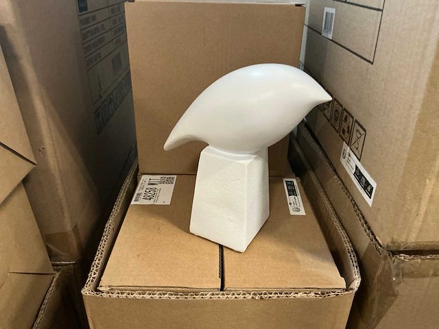 Partij coco maison birdy figurine h16cm white (43x) - afbeelding 1 van  5