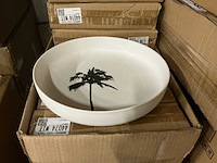 Partij coco maison bowl palm d30cm (60x) - afbeelding 1 van  5