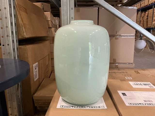 Partij coco maison chata vase h35cm mint (13x) - afbeelding 1 van  5