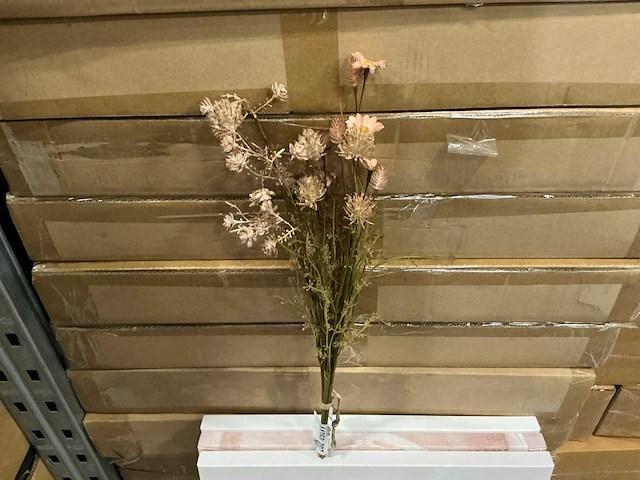 Partij coco maison dry flower bouquet old pink 57cm (120x) - afbeelding 1 van  6