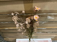Partij coco maison dry flower bouquet old pink 57cm (120x) - afbeelding 2 van  6