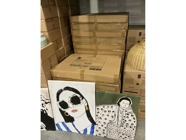 Partij coco maison fashionista set of 3 prints 60x80cm (25 sets) - afbeelding 2 van  5
