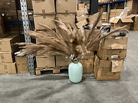 Partij coco maison feathers x3 brown h120&130cm (550x)