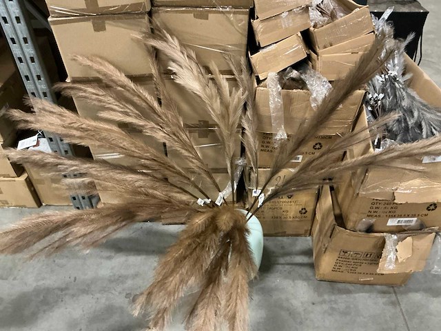 Partij coco maison feathers x3 brown h120&130cm (550x) - afbeelding 2 van  5
