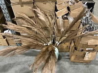 Partij coco maison feathers x3 brown h120&130cm (550x) - afbeelding 2 van  5
