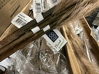 Partij coco maison feathers x3 brown h120&130cm (550x) - afbeelding 5 van  5
