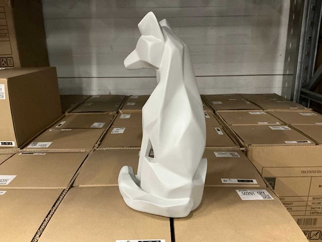 Partij coco maison fox statue h34,5cm (33x) - afbeelding 2 van  5