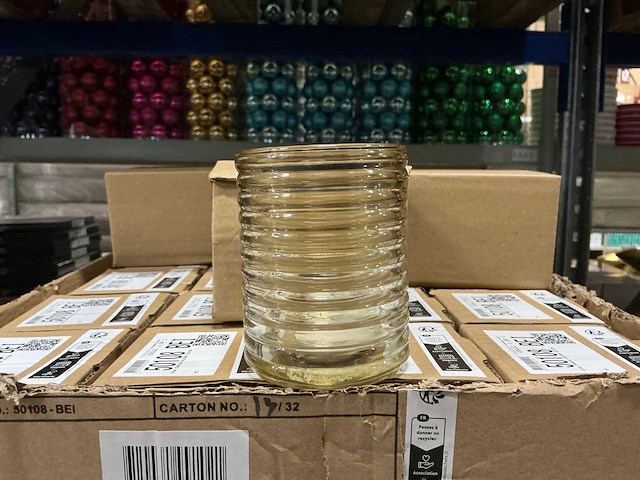 Partij coco maison lola candle holder h10cm (231x) - afbeelding 1 van  4