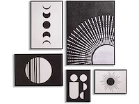 Partij coco maison lunatic set of 5 prints (17 sets) - afbeelding 1 van  8