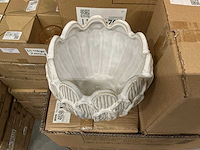 Partij coco maison regge planter h18cm wit (20x) - afbeelding 2 van  3