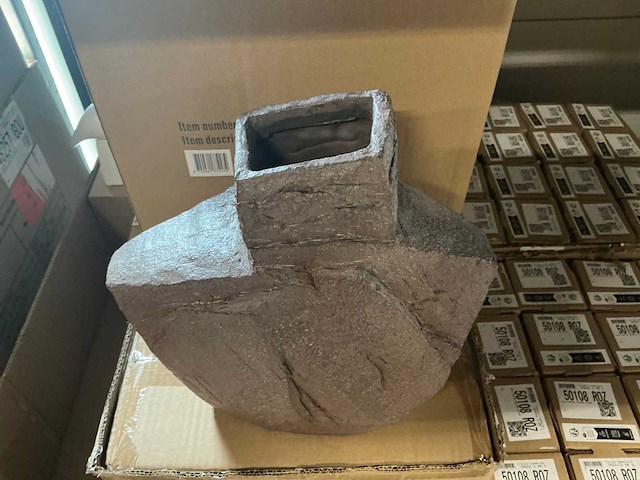 Partij coco maison rock vase h28cm (24x) - afbeelding 2 van  4