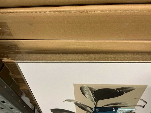 Partij coco maison seventies blue painting 50x80cm 70% mdf, 30% polystyrene (13x) - afbeelding 2 van  7