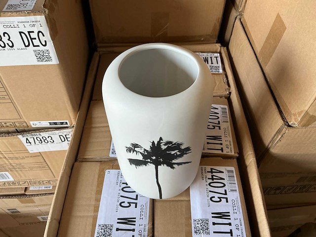 Partij coco maison vase palm m h25cm (32x) - afbeelding 1 van  4