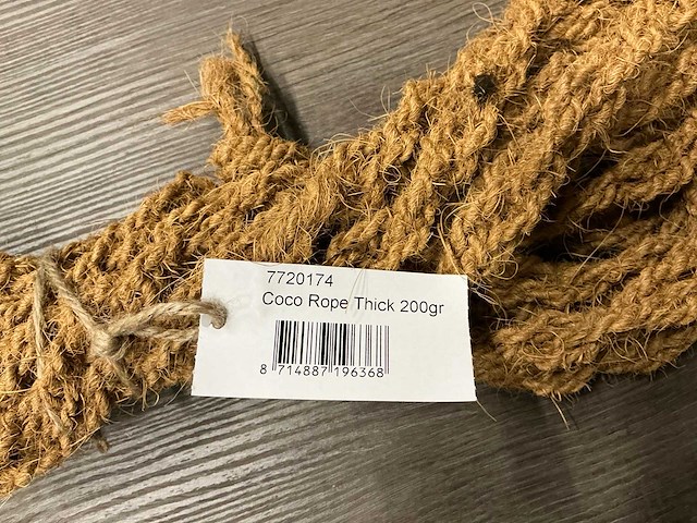 Partij coco’s touw dik 200gr (285x) - afbeelding 1 van  3