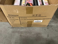 Partij colorflor short fibre roll 25mtr x 60cm black (76x) - afbeelding 4 van  4