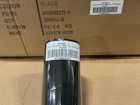 Partij colorflor short fibre roll 25mtrx60cm black (140x) - afbeelding 2 van  3