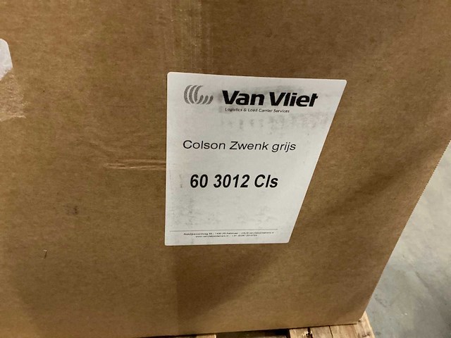 Partij colson zwenkwielen grijs (70x) - afbeelding 1 van  2