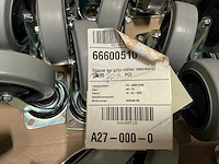 Partij colson zwenkwielen grijs (70x) - afbeelding 2 van  2