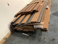 Partij composiet en hardhouten gevelbekleding - afbeelding 2 van  5