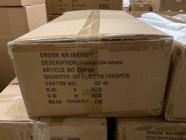 Partij conical tube square (7000x) - afbeelding 5 van  5
