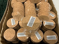 Partij cork caps ø10,5xh3cm (150x) - afbeelding 2 van  5