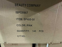 Partij cosmeticapotjes roze (circa 20.000 stuks) - afbeelding 2 van  2