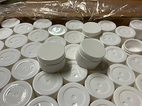 Partij cosmeticapotjes wit (circa 15.000 stuks) - afbeelding 2 van  12