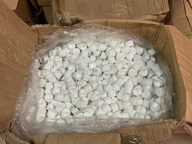 Partij cosmeticapotjes wit (circa 15.000 stuks) - afbeelding 4 van  12