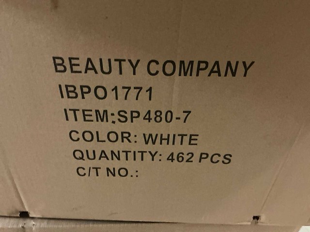 Partij cosmeticapotjes wit (circa 15.000 stuks) - afbeelding 10 van  12