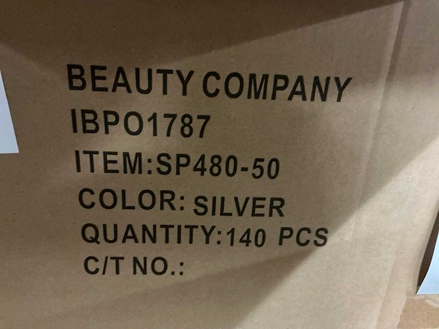 Partij cosmeticapotjes zilver (circa 12.000 stuks) - afbeelding 8 van  11