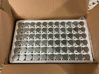 Partij cosmeticapotjes zilver (circa 12.000 stuks) - afbeelding 11 van  11