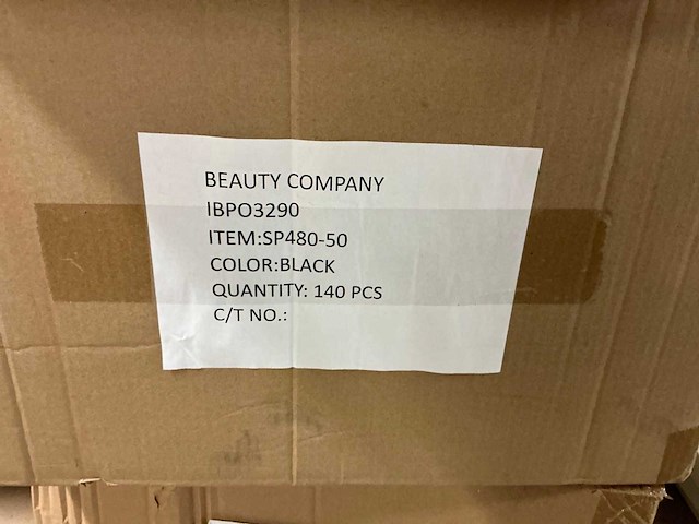 Partij cosmeticapotjes zwart (circa 15.000 stuks) - afbeelding 2 van  5