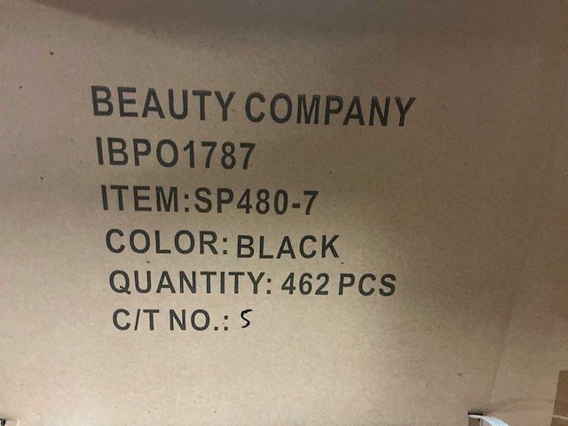 Partij cosmeticapotjes zwart (circa 15.000 stuks) - afbeelding 4 van  5