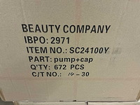 Partij cosmetische flessen, potten en verstuivers - afbeelding 7 van  34