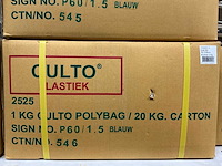 Partij culto elastieken 60/1,5 blauw (80x) - afbeelding 5 van  5