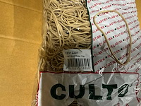 Partij culto elastieken p.60/1,5mm beige (240x) - afbeelding 3 van  5