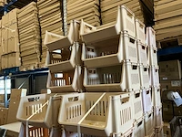 Partij curver stapelbakken 43x33x23cm (74x)