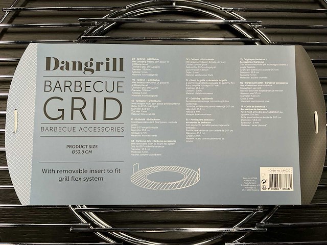 Partij dangrill barbeque grid 53,5 cm (1200x) 10 pallets - afbeelding 2 van  6