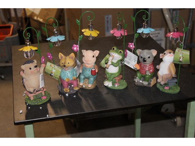 Partij deco beeldjes voor binne ne buiten 18 stuks - afbeelding 6 van  9