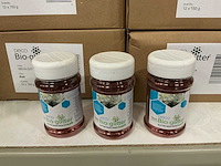 Partij deco bio glitter red 150g (132x) - afbeelding 1 van  3