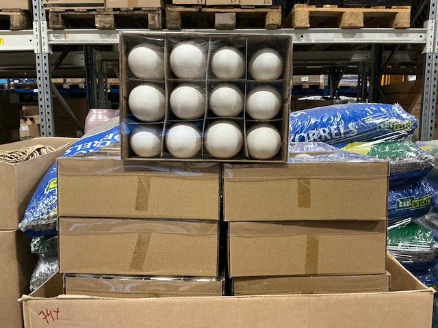 Partij decoratie eieren (74x) - afbeelding 1 van  2